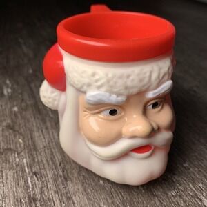 Vintage‎ Christmas Santa Claus Cup Mug Holidays